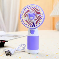 Abanico Portátil Mini Handheld 2024 Carga USB Creativo Y Conveniente Para Bodas Regalo Pequeño Y Manejable En El Bolsillo Tipo De Viento Natural - details 3