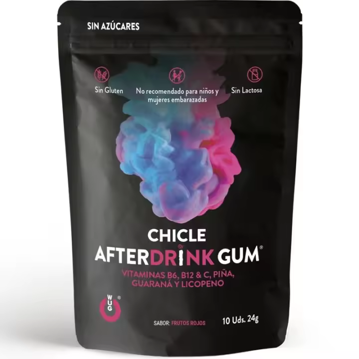 WUG After Drink Chicle Recuperación y Energía 10 uds - 1