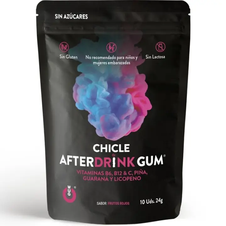 WUG After Drink Chicle Recuperación y Energía 10 uds - 1