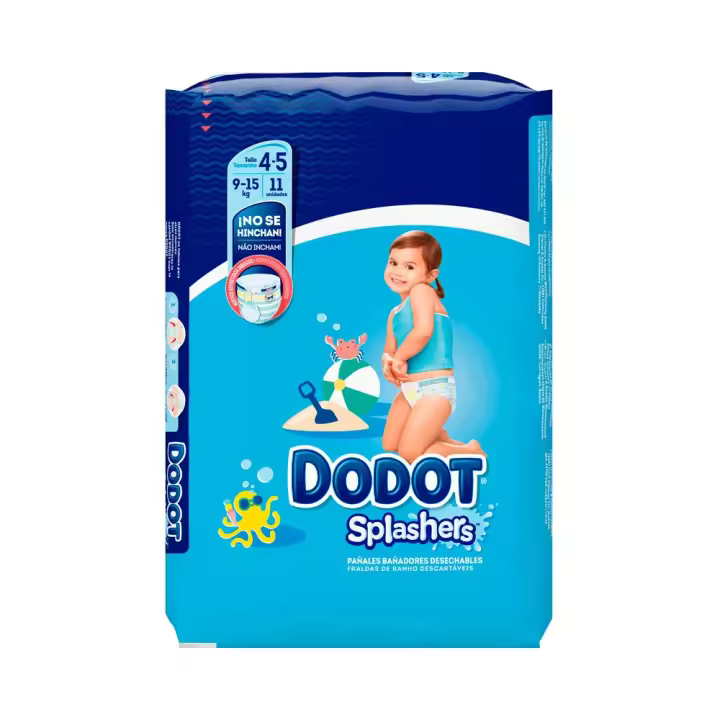 DODOT SPLASHERS PAÑAL BAÑADOR 9-15 KG 11U - 1