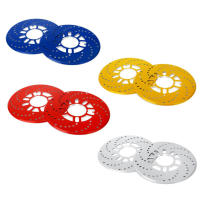 Cubierta de Rotor de Freno de Disco 2pcs para Cubo de Freno de 14" Decorativa de Aluminio a Prueba de Polvo para Auto Rueda Trasera - details 2