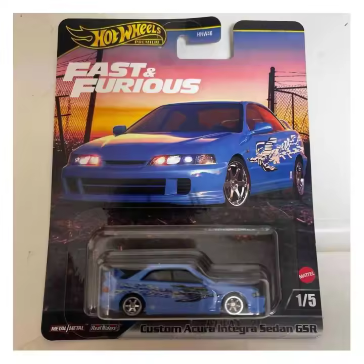 Hot Wheels Fast & Furious Custom Acura Integra Sedan GSR - 1