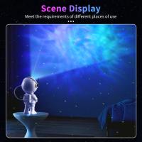 Proyector De Estrellas Nuevas Luz De Noche Galaxia Astronauta Espacial Proyector Nebulosa Estelar Lámpara LED Para Decoración De Habitación Regalo Infantil - details 15