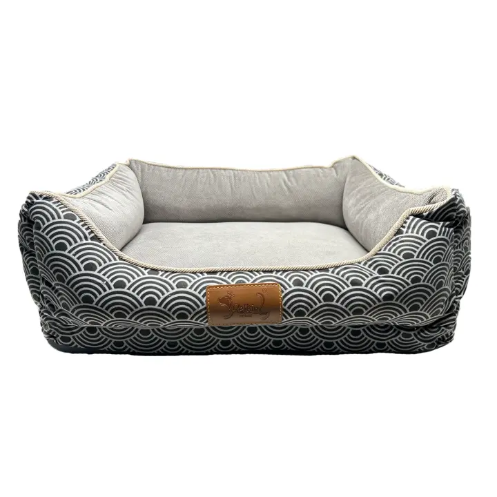 Petking - Cama para Perros y Gatos Súper Suave y Transpirable, Base Cómoda Rellena de Fibra Hueca y Espuma Acolchonada, Fabricada con Materiales de Alta Calidad. - 1