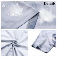 Camisa Polo De Moda Para Hombre Verano Cuello En V Manga Corta Casual Transpirable Polyester Estilo Slim Fit Con Botones - details 7