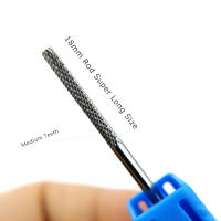 HYTOOS Broca De Uñas De Carbonato Super Larga 18mm 3/32 Accesorios Para Taladro Eléctrico Herramienta De Manicura - details 0