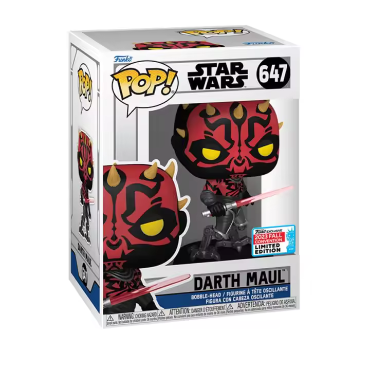 Funko Pop  Darth Maul (647)  Star Wars  Edición Limitada - 1