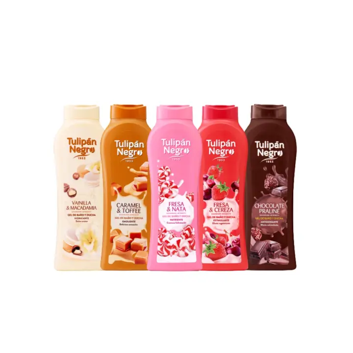 Pack de Geles Tulipán Negro Gourmand Intensity 650 Ml - Cuida y Nutre Tu Piel - 1