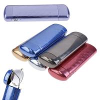 Caja De Gafas De Metal Duradero Nueva Moda Accesorios De Lentes De Aleación De Aluminio Protector De Sol Capsula Flip Portátil Para Hombres Y Mujeres - details 3