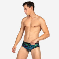 Bragas De Natación Para Hombre UXH EstampadoSexy Briefs Cortos De Playa Surfeo Deporte Adecuado Material Poliéster Spandex - details 3