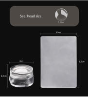 Set De 1 Unidad De Placas De Stamping Para Uñas Con Estampador Y Scraper Transparente Accesorios De Manicura Templado De Silicona Y Plástico - details 2