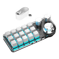 Teclado Mecánico RGB Personalizable Con 15 Teclas Y 3 Botones Para Hotswap Macro Para Photoshop Y Gaming Teclado Numérico Multifuncional Inalámbrico Romoral - details 10
