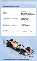 Modelo De Coche F1 Red Bull Racing Bburago 2021 RB16b No.11 No.33 Verstappen Perez a Escala 1:43 Metal Sin Batería Para Coleccionistas - details 3