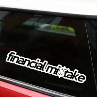Pegatina De Error Financeño Para Coche Divertida Y Estilosa Pegatina De Carreras Adhesiva PVC Para Decoración Del Vehículo - details 3