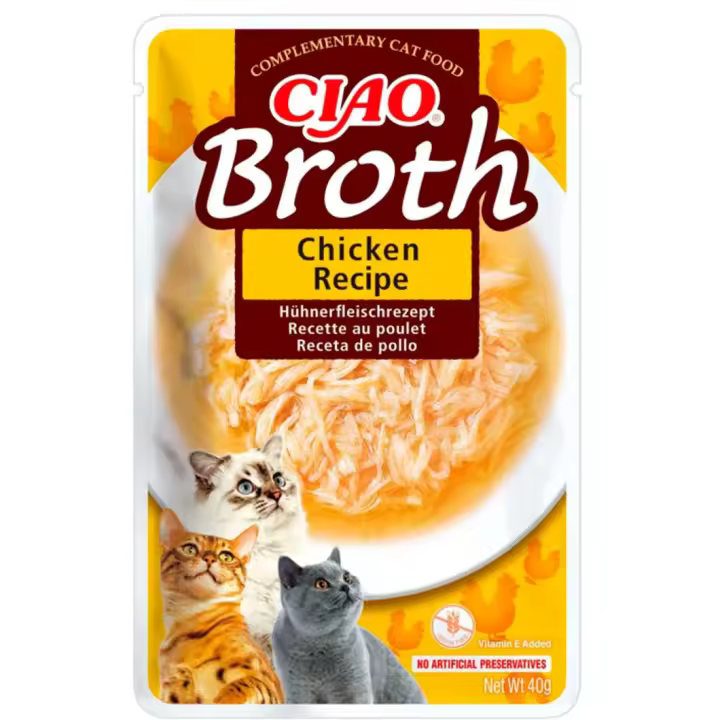Churu Broth Sopa De Pollo En Sobre Para Gatos - 12 unidades x 40gr - 1