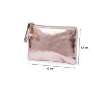 Lote de 20 monederos de polipiel y bálsamo de labios aroma vainilla en oro rosa y plata - regalos para invitadas de boda comuniones bautizos aniversarios cumpleaños -  regalos originales para invitadas - details 4