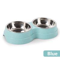 Tazas De Alimentos Y Agua Para Mascotas Doble Acero Inoxidable Alimento Y Agua Para Perros Gatos Pupusas Accesorios Pequeños Para Perros - details 8