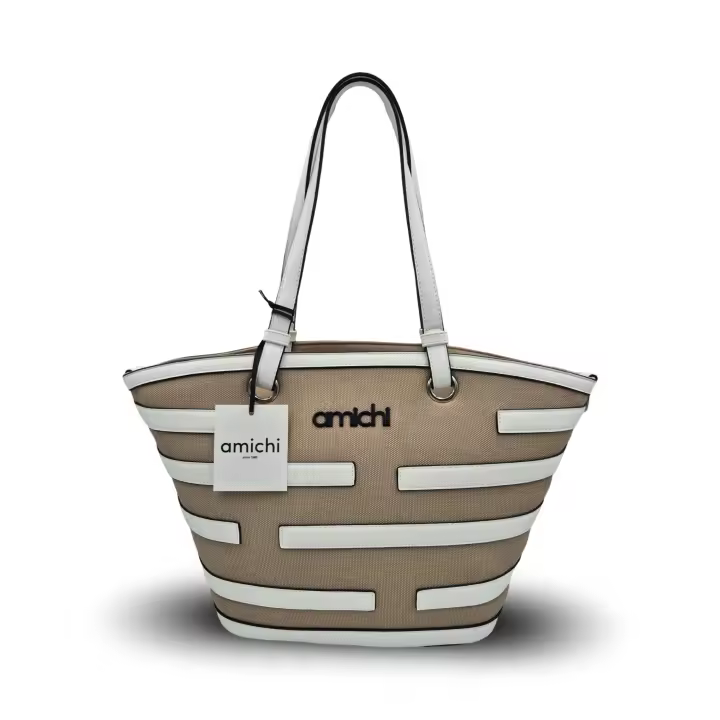 Bolso de brazo grande AMICHI – Elegante, original y con gran capacidad – Diseño exclusivo Primavera/Verano 2025 – Ideal para mujer moderna, estilo casual chic, perfecto para ciudad, oficina o escapadas - 1