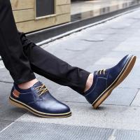 Zapatos De Lona Genuina Para Hombre Moda Casual Brogues Lace up Talla Grande 38-48 Marca De Lujo Mocasines Loafers Comodidad Primavera/Otoño - details 5