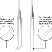 Aguja De Acero Inoxidable 38cm Para Acuario Herramientas De Escapismo Para Tanque De Peces Y Plantas Tijeras Rectas Y Curvas Para Alimentación Acuática - details 4