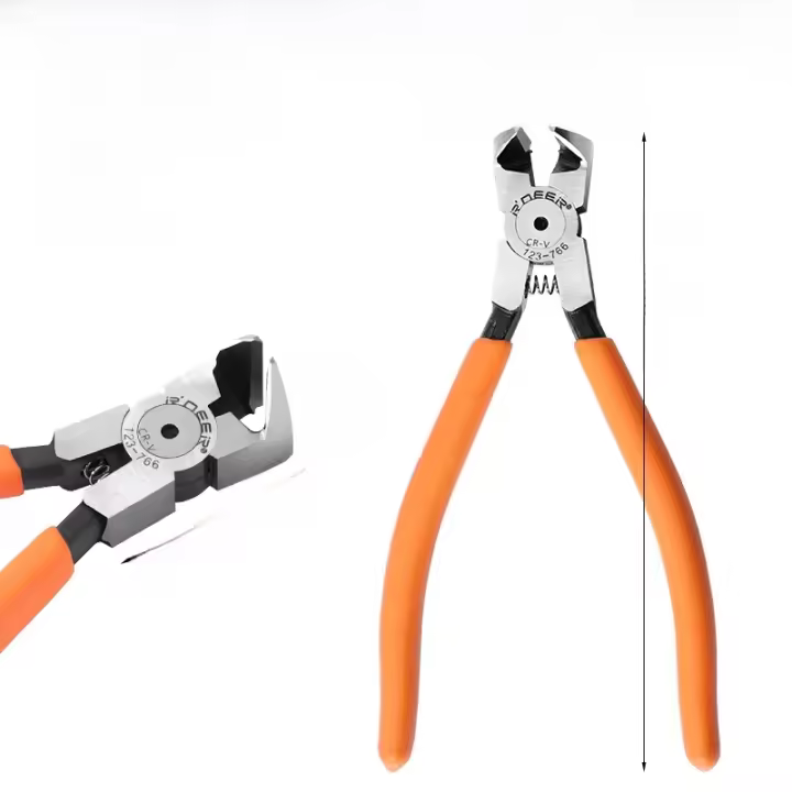 Aguja Cortadora De Plástico De 6 Pulgadas Con Resorte De Regreso Y Mango Antideslizante Herramienta De Precisión CR-V Para Electrónica - 1