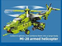 Bloques De Construcción Helicóptero Mi 28 Armas 28 Deformación Ciudad Engineering Vehículo Juguetes Para Niños Regalos De Vacaciones - details 3