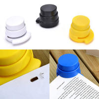 Estapador Sin Estornudos 1pc Para Escritorio Y Hogar Color Aleatorio Mini Tamaño Plástico Capacidad De Hojas 5 Sin Químicos Peligrosos - details 0