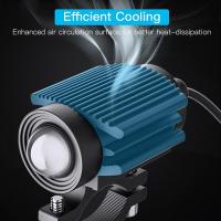 Luz Auxiliar Para Motocicleta Mini Luz De Conducción Completa Conjunto De Faros Antiniebla Para Vespa Honda 6000K LED 12V - details 3