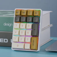 Teclado Mecánico K21 De 21 Teclas Con Conexión BT/2.4Ghz/USB-C Iluminación Colorida Interfaz Completa Para PC Y Laptops - details 17