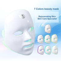 Máscara Facial LED De 7 Colores Terapia Fotodinámica Hidratación Rejuvenecimiento Anti Acné Eliminación De Arrugas Reducción De Poros Uso En Salón Y Hogar - details 0