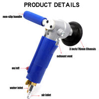 HIFESON Sándwich De Aire Pneumático 3 Pulgadas Para Pulir Piedra Máquina De Pulir Agua Para Mármol Córtido Granito Uso Comercial - details 3
