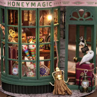 Casa De Muñecas De Madera DIY Kit De Modelado 3D Regalo De Cumpleaños Y Navidad Para Adolescentes Y Adultos Decoración De Hogar Micro Modelo - details 3