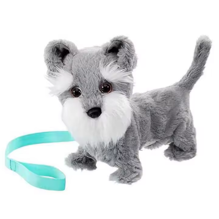 Perrito interactivo Tilly en color blanco y gris de la raza Terrier - 1
