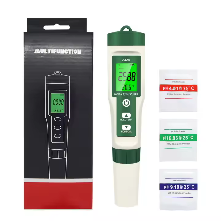 Cópula Digital De Agua 10 En 1 Resistividad/Nutrientes/Fecundidad/H2/Temperatura/ORP/EC/TDS/Salinidad/S.G/Medidor De Calidad Del Agua - 1