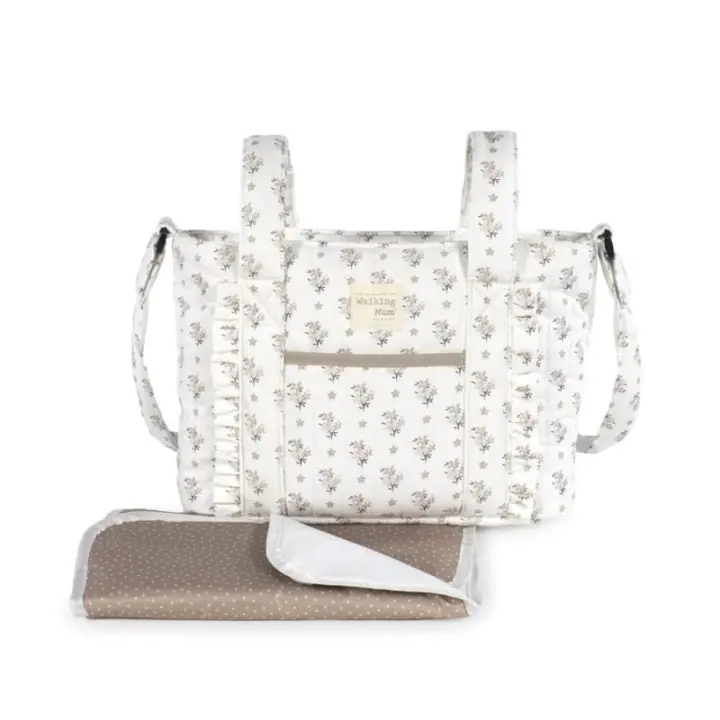 Bolsa Crossbody Walking Mum Botton Flores - 1