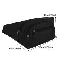 Bolsa De Cintura Para Mujer Y Hombre Bolso De Banano Estilo Casual Bolsa De Hombro Cruzada Material Poliéster Y Nylon - details 1