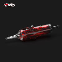 20PCS Agujas De Tatuaje CNC RS De 0.3MM Con Carcasa De Seguridad Desechable Para Artistas De Tatuaje Transparente Rojo - details 2