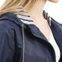 Chaqueta De Lluvia Para Mujer Ligera Impermeable Estilo Trench Con Cordón Ideal Para Caminatas Casuales Al Aire Libre - details 13