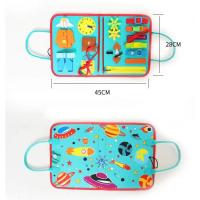 Tablero de Fieltro Educativo para Niños - Juguete DIY de Aprendizaje Temprano, Montessori, Tablero Ocupado para Bebés y Preescolar - details 19