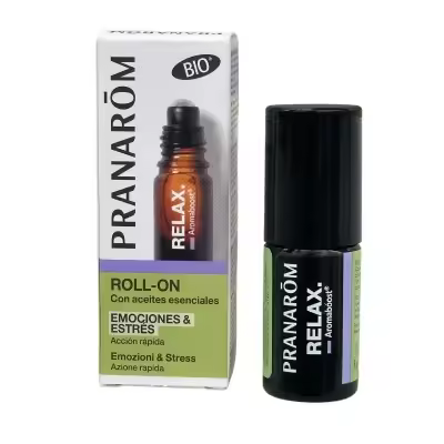 Roll-on relax BIO Aceites esenciales EMOCIONES Y ESTRÉS de Pranarôm - 1