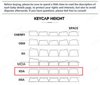 Juego De 144 Teclas XDA GMK Keycaps De Leche De Soja PBT Dye Sublimation Para Teclados Mecánicos Cherry Gatrron MX Incluye Keycap XDA - details 0