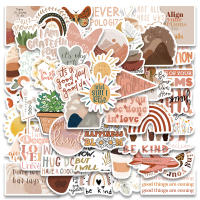 50PCS Pegatinas De Arte Bohemio Vintage Para Guitarra Teléfono Laptop Scrapbook Cuaderno Adhesivos Inspiracionales Cartoon - details 3