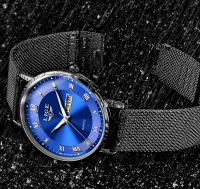 Reloj De Mujer LIGE Moda Ultrafino De Lujo Con Correa De Malla Cronógrafo Cuarzo Deportivo Casual Fecha Resistente Al Choque Manos Luminosas Agua Resistente - details 25