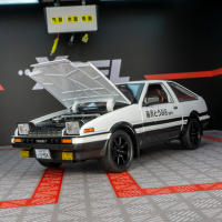 Coche De Deportes De Aleación Toyota AE86 1/24 Con Sonido Y Luz Modelo De Coche De Simulación Juguete De Carreras Super Rápidas Colección De Regalos Para Adolescentes Y Adultos - details 1