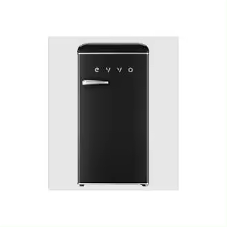 EVVO Nevera Pequeña Retro 84 litros de Capacidad + 11 Litros de Congelador Diseño Vintage Bajo Consumo Silenciosa Control de Temperatura. - 1
