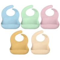 Babero de Silicona Impermeable y Flexible con Cuello Ajustable y Bolsillo Recoge-Migas - details 0