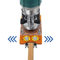 Soporte De Ranura Doble Para Máquina De Routers DIY Localizador De Ranuras Herramienta De Perforación Invisible Para Máquina De Moldeo - details 5