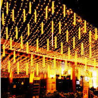 Luces De Hidraulicidad Solar LED Para Decoración De Fiestas Navideñas Y Bodas Al Aire Libre Cadena De Luces De Meteorito Showers Guirnalda De Farolillos Para Exterior - details 0