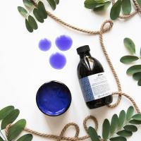 Davines Alchemic Shampoo Silver / Champú matizador violeta para rubios fríos, platinos y canas - Realza reflejos, aporta brillo e hidratación. - details 1