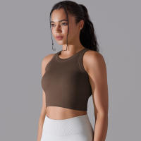 Sujetador Deportivo De 2 Niveles Para Mujer Sexy Yoga Alta Soporte Impacto Deporte Ropa Interior Correr Secado Rápido Top Deporte Gimnasio Con Almohadillas - details 30